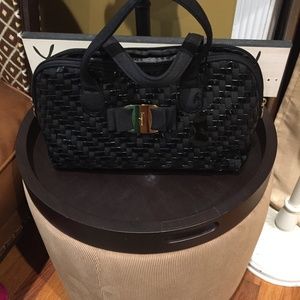 Ferragamo Basketweave style Vara Bag